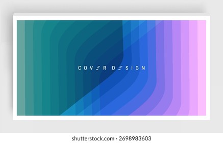 Abstract geometrical background. Cover design template. Vector illustration for brochure, banner, flyer or presentation.