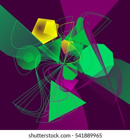 Abstract geometrical background. Digital artwork for creative graphic design.