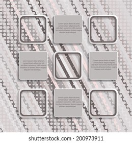 abstract geometrical background with halftone dots