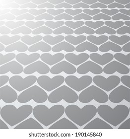 abstract geometrical background with hearts