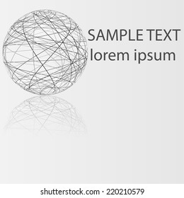 Abstract geometrical background. Logo design. Vector illustration.