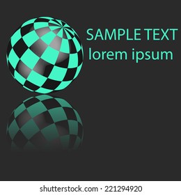 Abstract geometrical background. Logo design. Vector illustration.