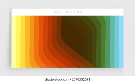 Abstract geometrical background. Modern screen design for mobile app and web. Cover design template. 3d vector illustration for brochure, banner, flyer or presentation.