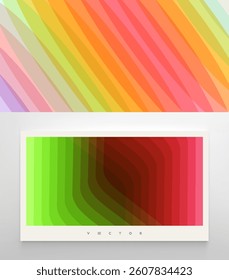 Abstract geometrical background. Modern screen design for mobile app and web. Cover design template. 3d vector illustration for brochure, banner, flyer or presentation.