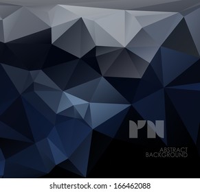 Abstract geometrical background, polygonal design.