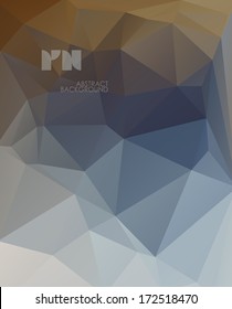 Abstract geometrical background, polygonal design.