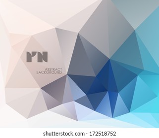 Abstract geometrical background, polygonal design.