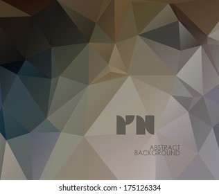 Abstract geometrical background, polygonal design.