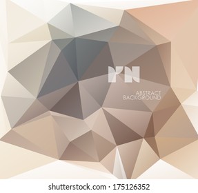 Abstract geometrical background, polygonal design.