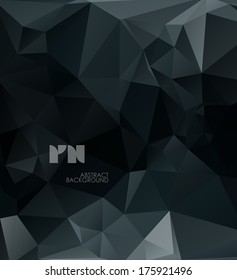 Abstract geometrical background, polygonal design.