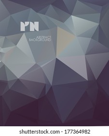 Abstract geometrical background, polygonal design.