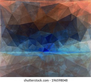 Abstract geometrical background, polygonal design can be used for website