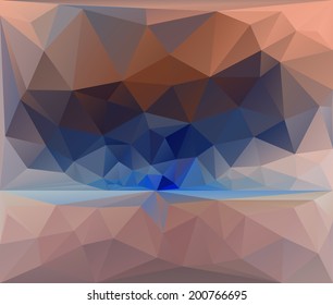 Abstract geometrical background, polygonal design can be used for website