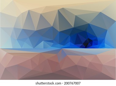 Abstract geometrical background, polygonal design can be used for website