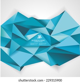 Abstract geometrical background, polygonal design