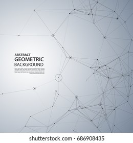 Abstract geometrical background with space for your text. Vector illustration EPS 10.