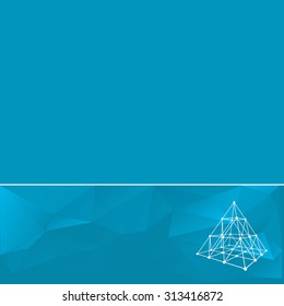 Abstract geometrical background. The template design booklet, brochure, banner, document. Vector, EPS10.