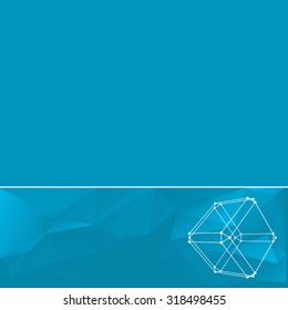 Abstract geometrical background. The template design booklet, brochure, banner, document. Vector, EPS10.