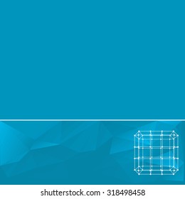 Abstract geometrical background. The template design booklet, brochure, banner, document. Vector, EPS10.