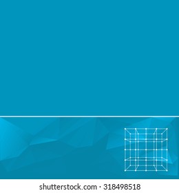 Abstract geometrical background. The template design booklet, brochure, banner, document. Vector, EPS10.