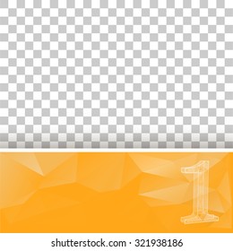 Abstract geometrical background. The template design booklet, brochure, banner, document. Cube of lines and dots. Cube of the lines connected to points.