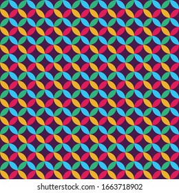 Abstract geometrical background. Textured wallpaper. Website, blog, presentation, fabric or advertising background. Seamless vector pattern