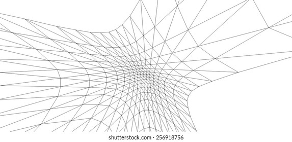 abstract geometrical background. Triangle geometry