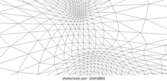 abstract geometrical background. Triangle geometry