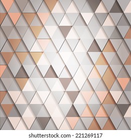 Abstract geometrical background. Triangle pattern. Vector illustration.