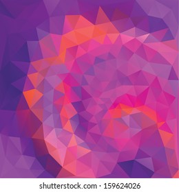 Abstract geometrical background with triangles