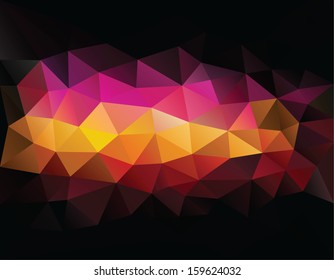 Abstract geometrical background with triangles