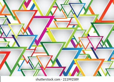 Abstract geometrical background with triangles 