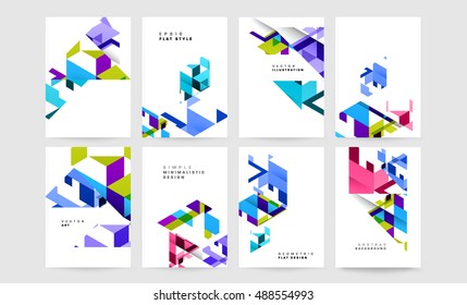 Abstract geometrical background with triangles. Business Annual Reports, Brochures, Flyers, Posters, Presentations Backgrounds Collection, EPS10