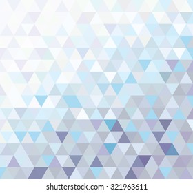 Abstract geometrical background with triangles and space for message. Vector.