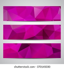 Abstract Geometrical Background from triangles. Vector Illustration