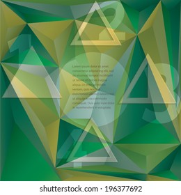 Abstract geometrical background. Vector. 