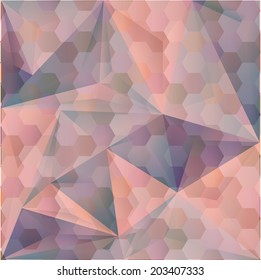 Abstract geometrical background. Vector. 