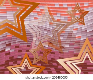 Abstract geometrical background. Vector. 