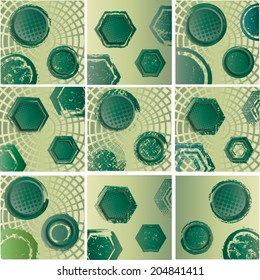 Abstract geometrical background. Vector. 
