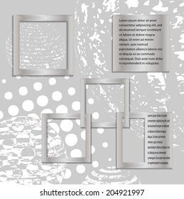 Abstract geometrical background. Vector. 