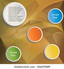 Abstract geometrical background. Vector. 