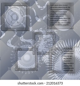 Abstract geometrical background. Vector. 