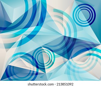 Abstract geometrical background. Vector. 