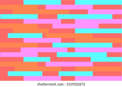 Abstract geometrical background vector design with blue, pink, orange, yellow and purple colors