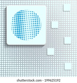 abstract geometrical backgrounds with halftone dots
