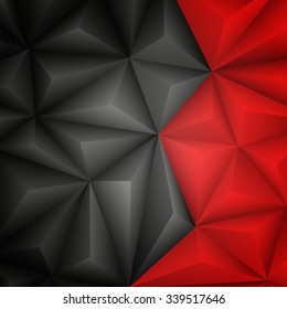 Abstract geometrical black background. Vector Illustration. Clip-art