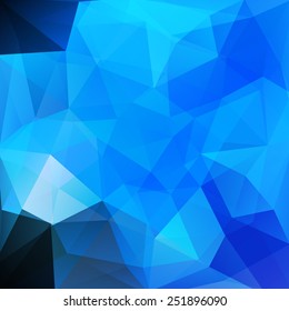 Abstract geometrical blue background