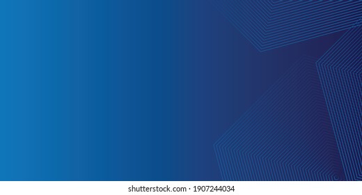 Abstract geometrical blue background with wave line stripe pattern. Modern wave digital technology concept. Abstract internet communication, future science techno design