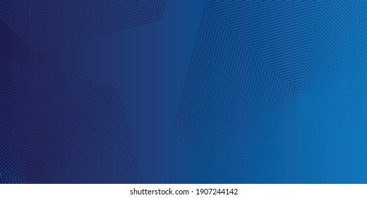 Abstract geometrical blue background with wave line stripe pattern. Modern wave digital technology concept. Abstract internet communication, future science techno design