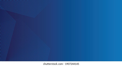 Abstract geometrical blue background with wave line stripe pattern. Modern wave digital technology concept. Abstract internet communication, future science techno design